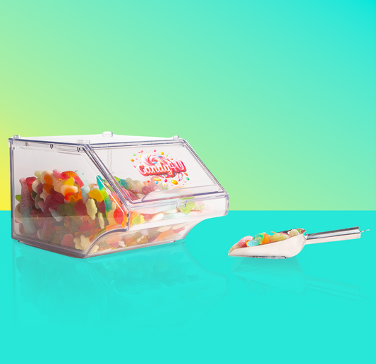 Acrylic Pick & Mix Box Fizzy & Gummy Mix 2.5kg