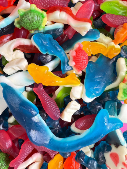 Gummy Ocean Mix Candy Can 250g
