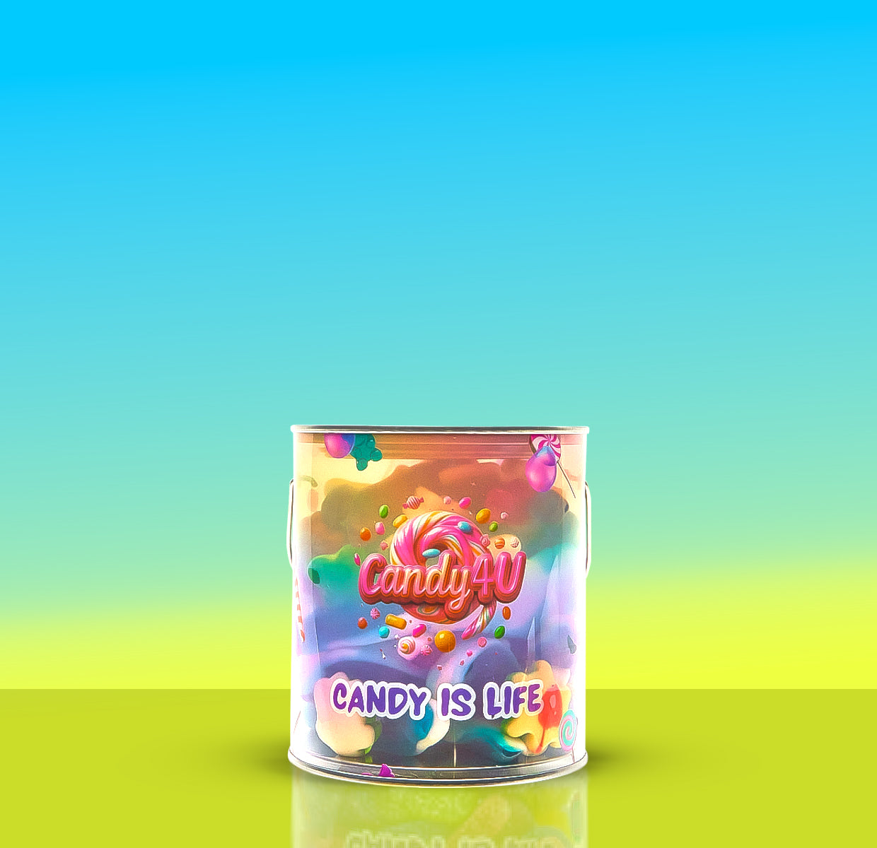 Gummy Ocean Mix Candy Tin 500g