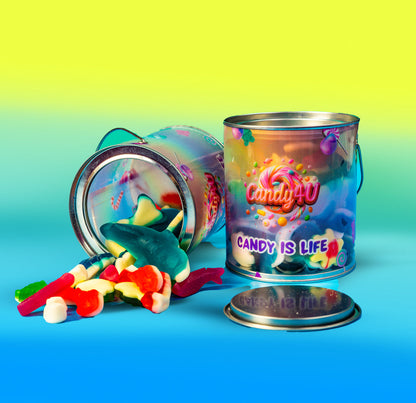 Gummy Ocean Mix Candy Tin 500g