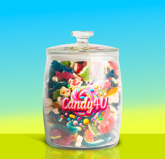 Glass Jar Gummy Ocean Mix 3.5kg
