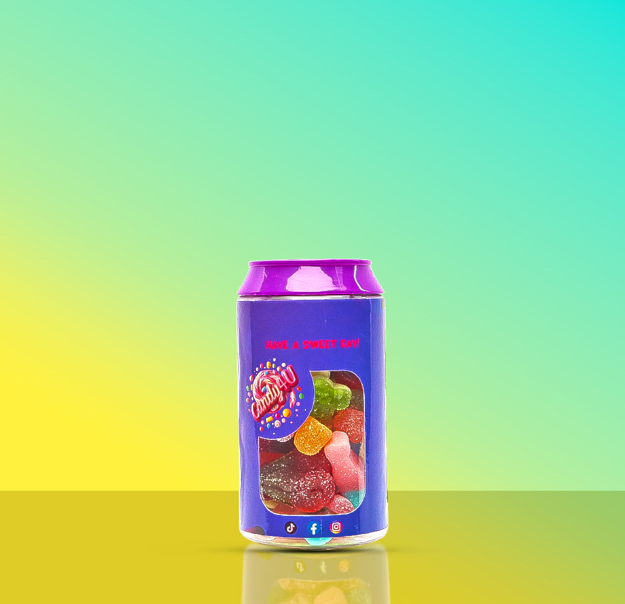 Fizzy & Gummy Mix Candy Can 250g