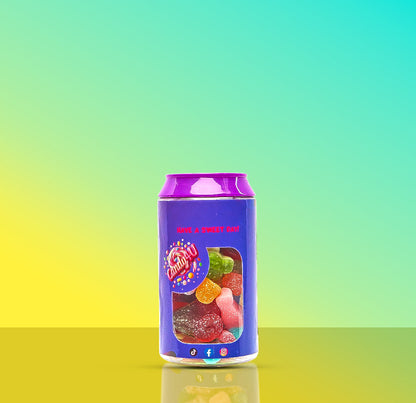 Fizzy & Gummy Mix Candy Can 250g