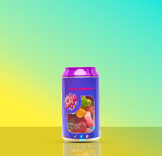 Fizzy & Gummy Mix Candy Can 250g