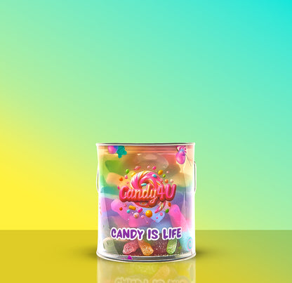 Fizzy & Gummy Mix Candy Tin 500g