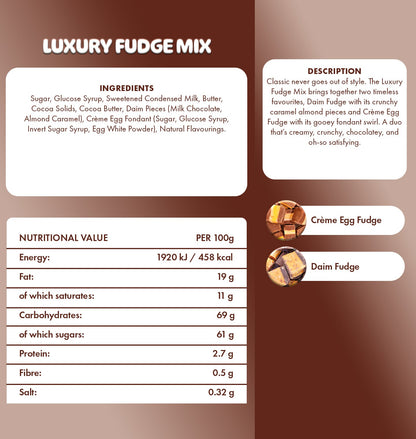 Luxury Fudge Mix Fudge Large Pouch 1kg