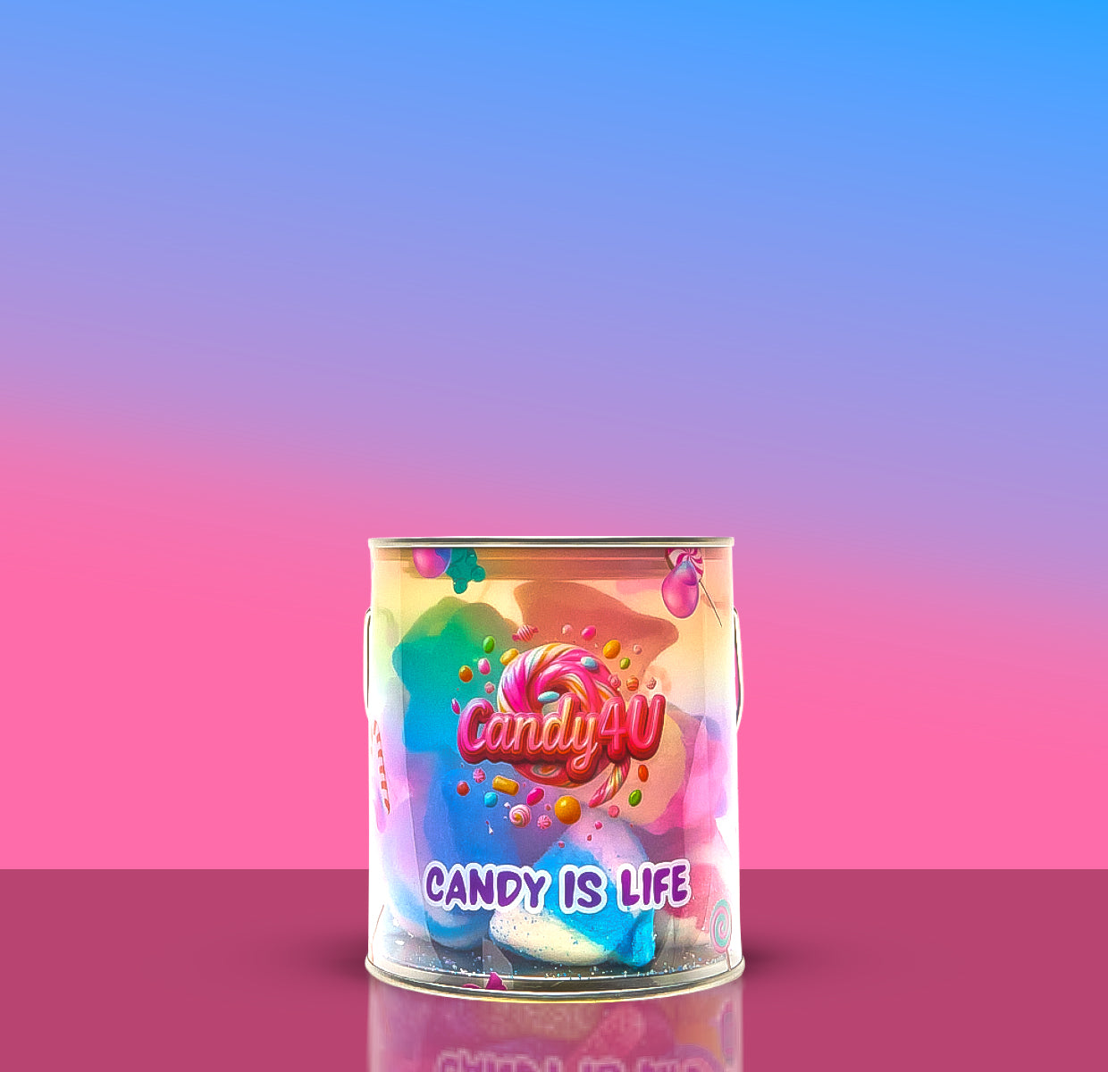 Marshmallow Mix Candy Tin