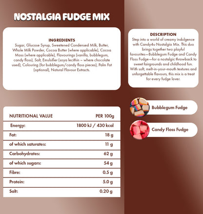 Nostalgia Fudge Mix