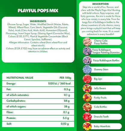 Playful pops mix