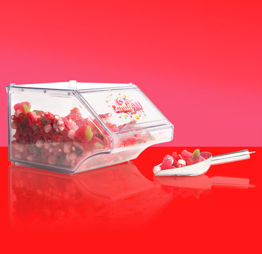 Acrylic Pick & Mix Box Red Mix 2.5kg