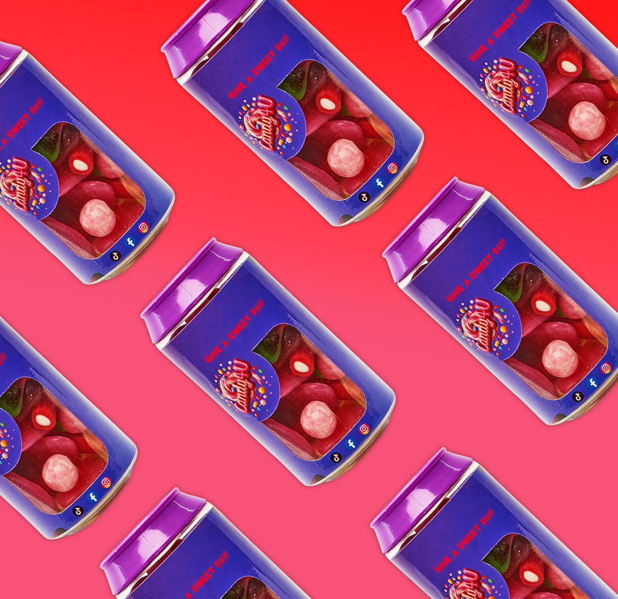 Red Mix Candy Can 250g