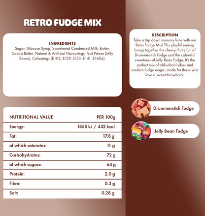 Retro Fudge Mix Fudge Giant Pouch 5kg