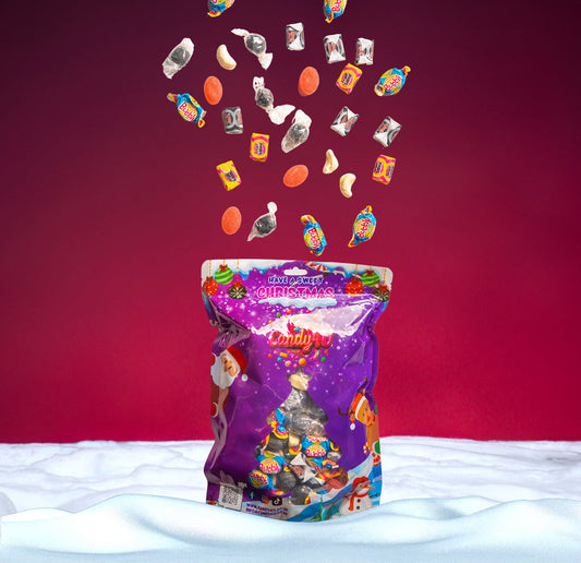Christmas Pouch Large Retro Mix 1kg