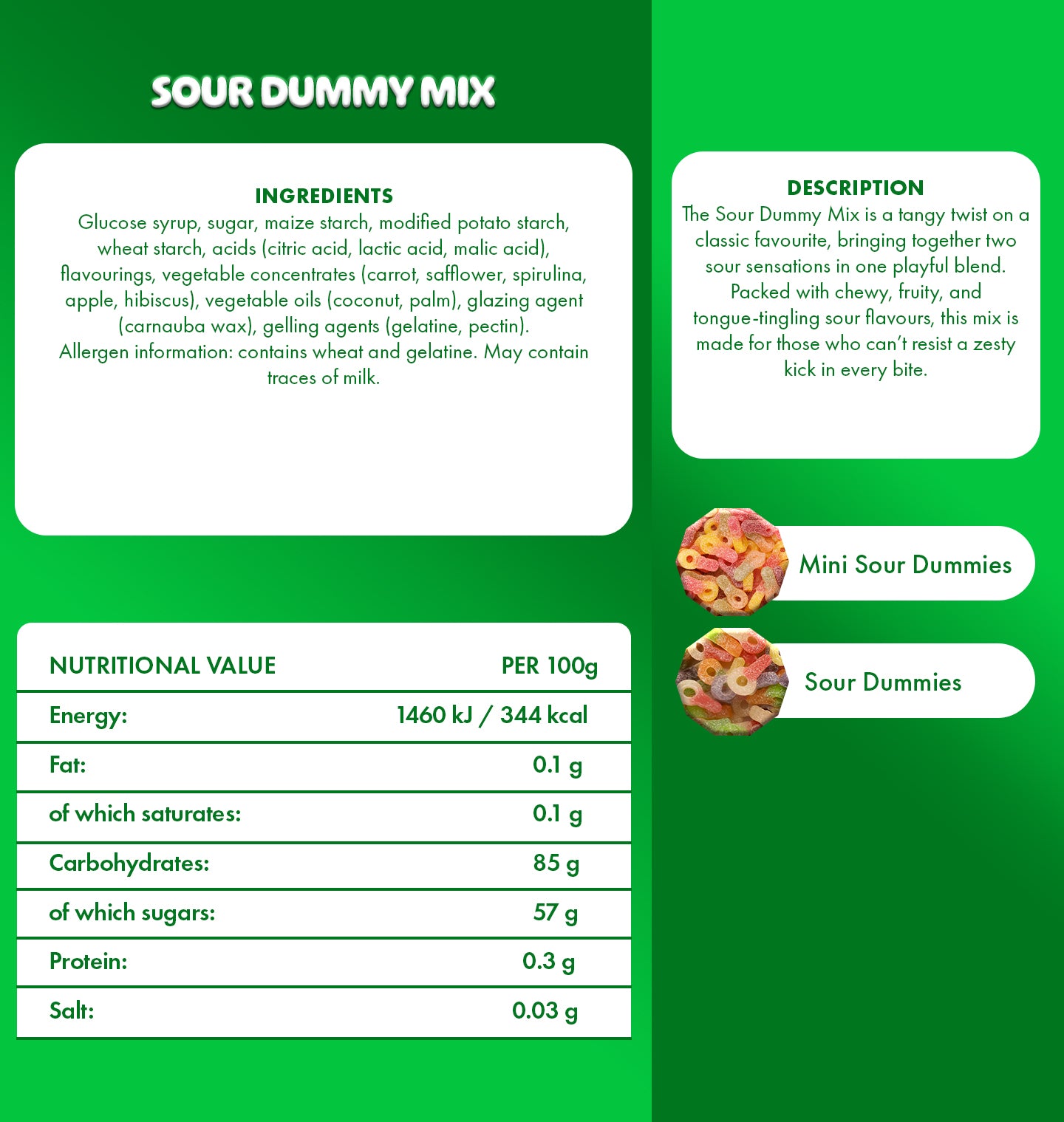Sour dummy mix