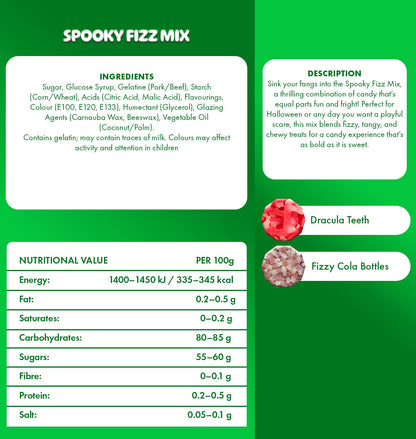 Spooky Fizz Mix Vegan Large Pouch 1kg