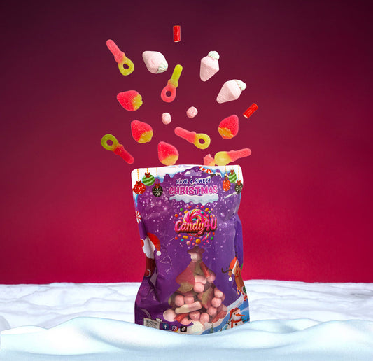 Christmas Pouch Large Strawberry Mix 1kg