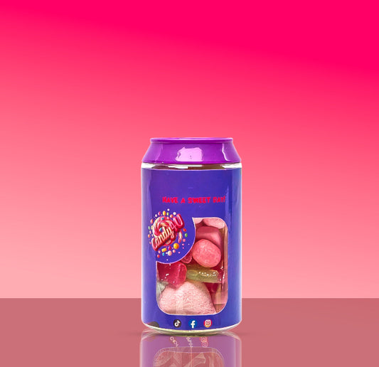 Strawberry Mix Candy Can 250g