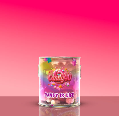 Strawberry Mix Candy Tin 500g