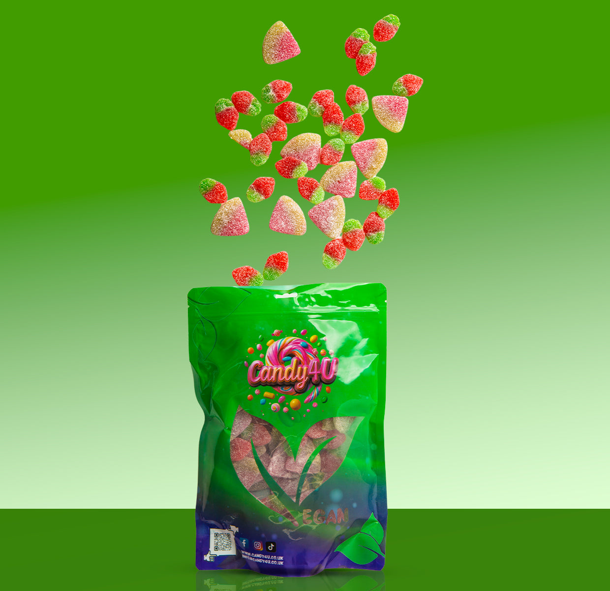 Strawberry Melon Mix Vegan Large Pouch 1kg