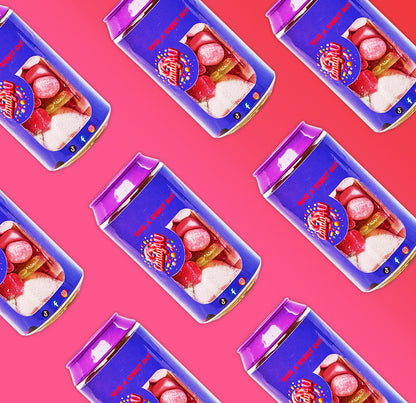 Strawberry Mix Candy Can 250g