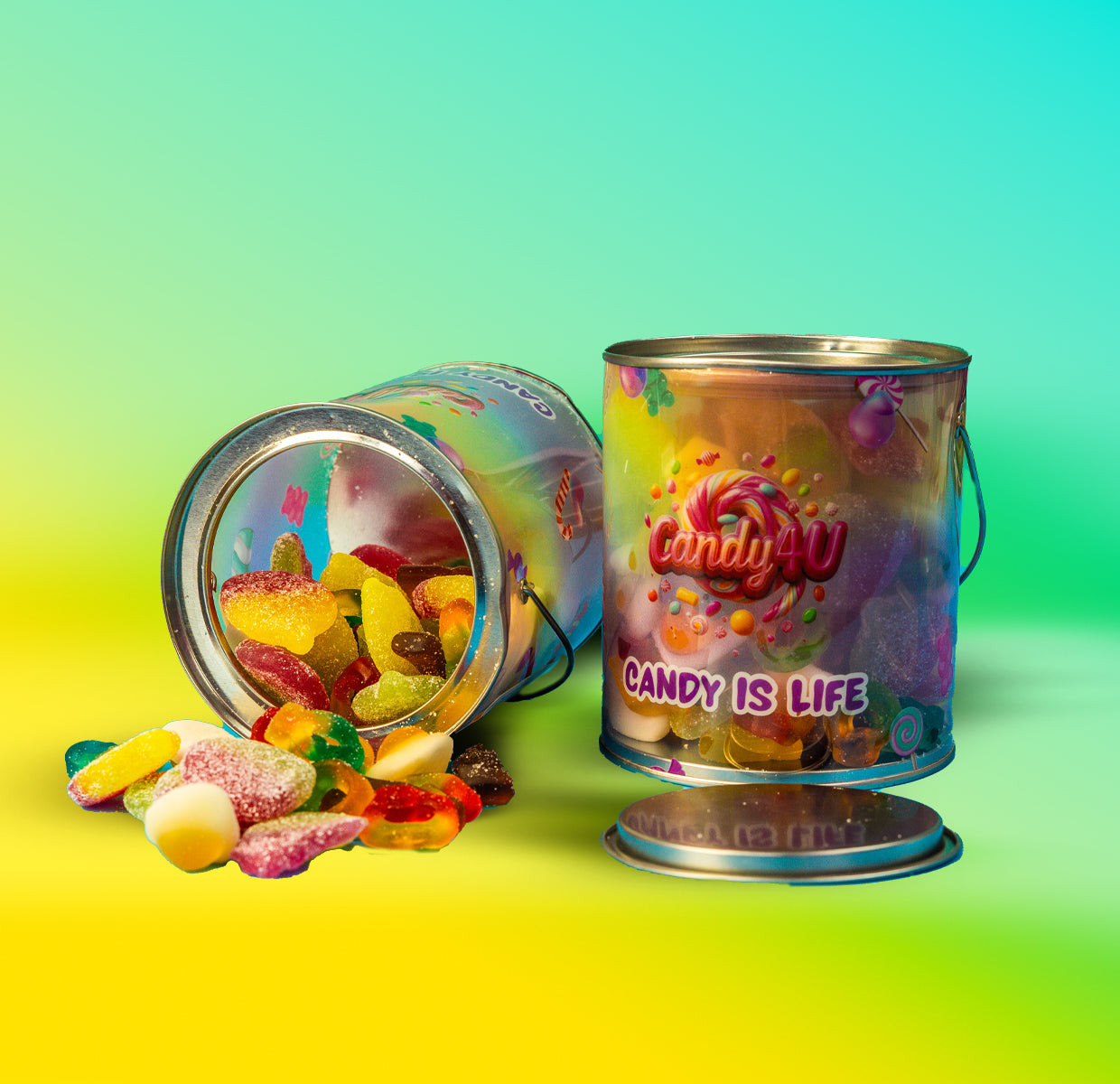 Sweet And Sour Mix Candy Tin 500g
