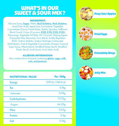 Sweet And Sour Mix Candy Can 250g