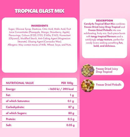 Tropical Blast Mix Freeze Dried Large Pouch 300g