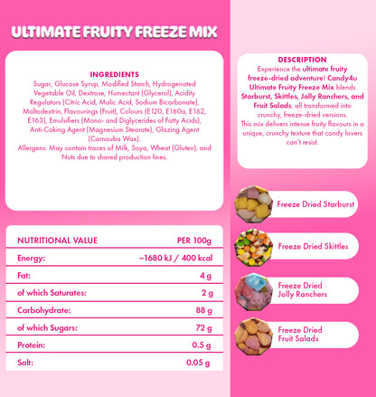 Ultimate Fruity Freeze Mix Freeze Dried Large Pouch 300g