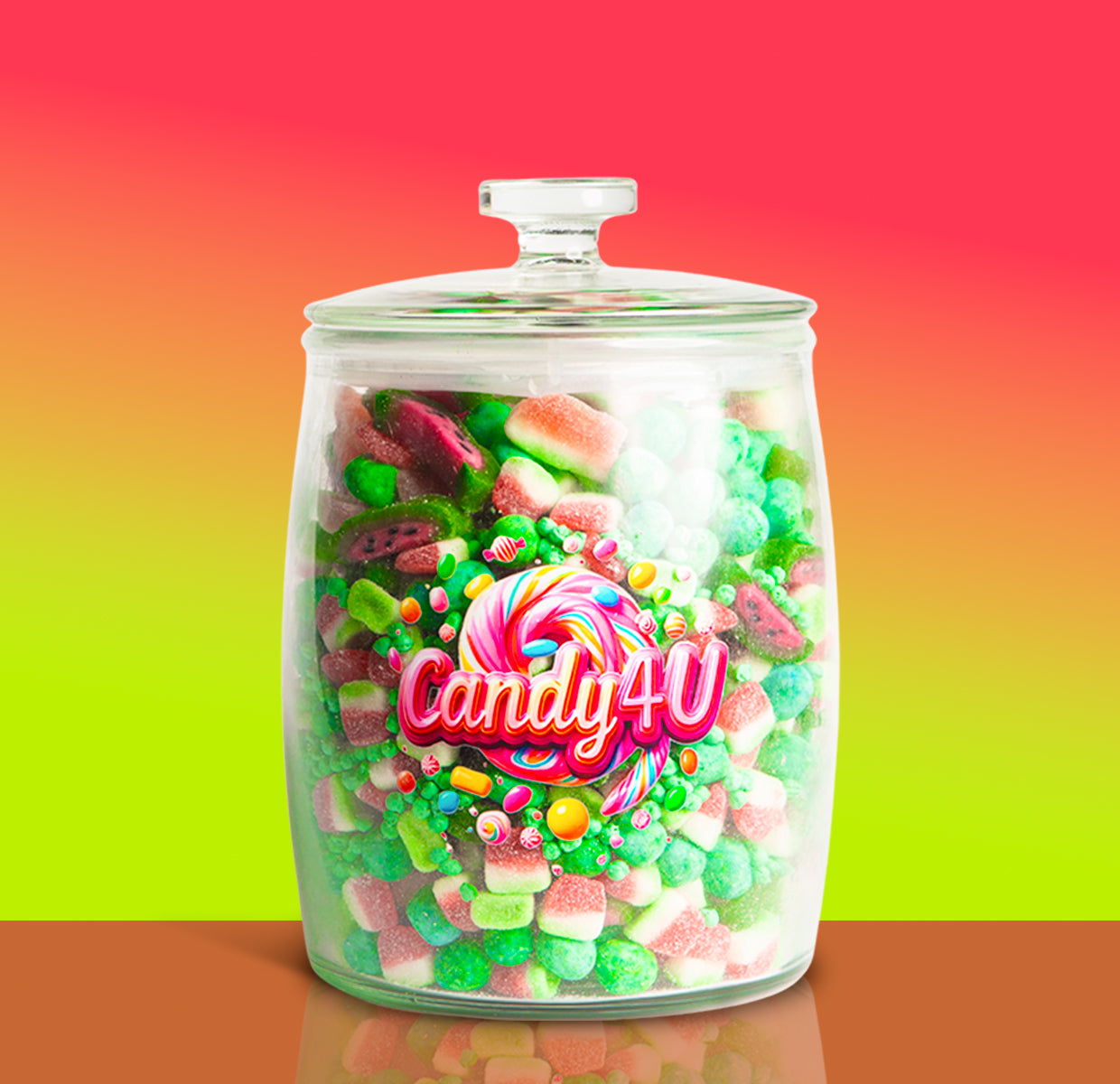 Watermelon Mix Glass Jar 3.5kg