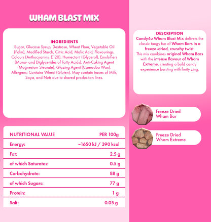 Wham Blast Mix Freeze Dried Medium Pouch 150g